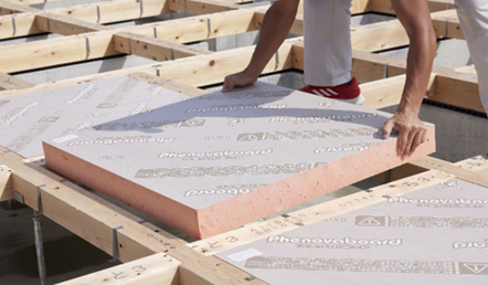 フェノールフォーム断熱材を用いた施工例